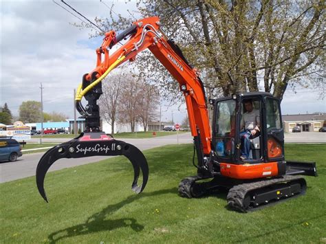 mini excavator with grapple for rent|mini excavator grapple for sale.